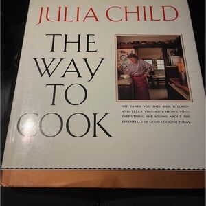 's 'The Way to Cook' Cookbook - Elegant White and Black
